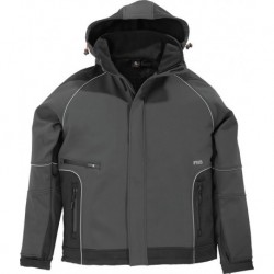 Veste de travail Walter, Softshell,  Taille  L, anthracite/noir