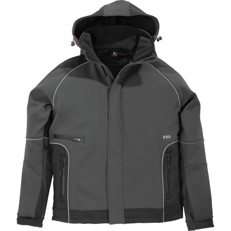 Veste de travail Walter, Softshell,  Taille  XL, anthracite/noir