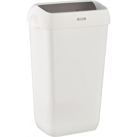 Poubelle 25L avec couvercle , Blanc