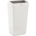 Poubelle 25L avec couvercle , Blanc