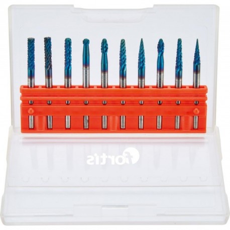 Fraise-Set HM 3mm 10-tlg FORTIS