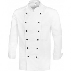 Veste de cuisinier 1500 130,  Taille  60, blanc
