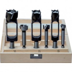 Jeu de forets combinés WS 15, 25, 35mm 6  pièces . FORTIS
