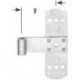 Gond D13 x160mm  chromé brillant