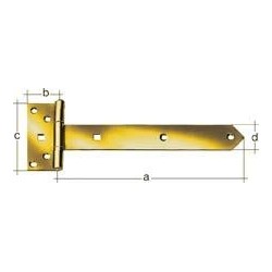 Penture volet 3126/K2/500 mm