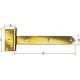 Penture volet 3126/K2/600 mm