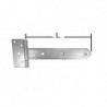 Penture volet 35x2,5x200mm chromé brillant
