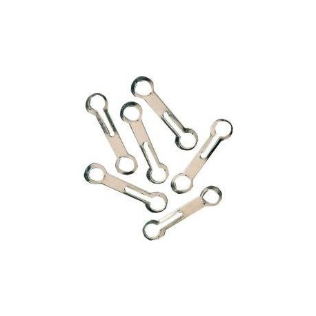 Fermoir chaine 4,5mm Laiton chromé (Par 100)