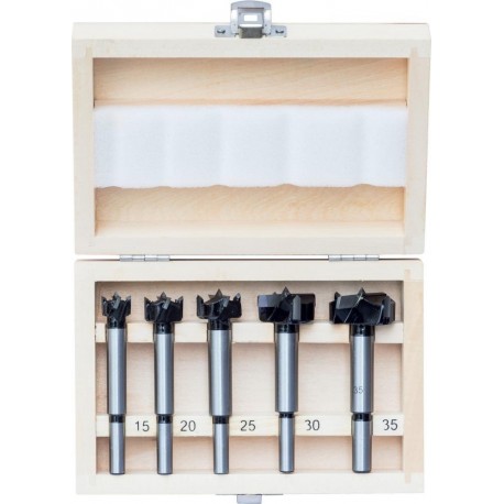 Foret bois/PVC-Set HW 5  pièces 15-35mm FORTIS