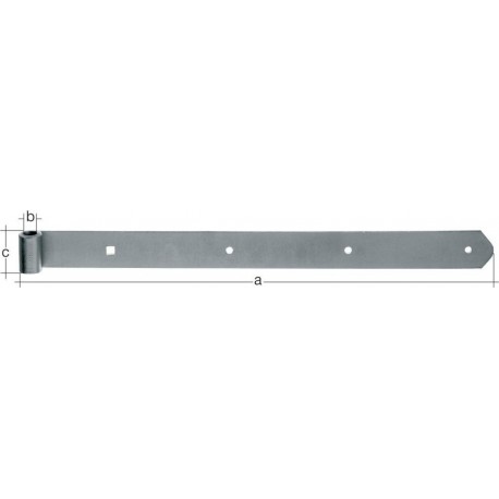Penture volet 3314/K3/800 mm