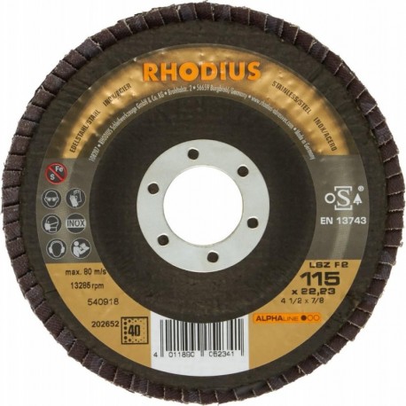 Disque à lamelles LSZ F2125mm K 40 Rhodius