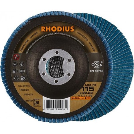 Disque à lamelles LSZ F3115mm K 80 Rhodius