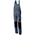 Salopette,Canvas,320 g/qm, Taille 58,gris