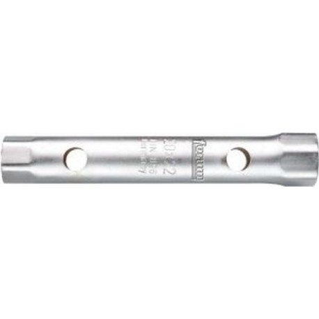 Clé tube, Cote s/plats : 20 x 22 mm, Long. 170 mm, Pour Ø de broche 12 mm
