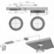 Spot LED Eco EDS Opww,12V,1,7W, bague mat