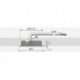 Spot LED Mini Flat Plus, Alu Opt.nw, 12VDC, 3.5W, 2.0m