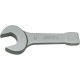 Clé plate à frapper, Cote s/plats : 95 mm, Long. 455 mm, Épais. : de la fourche a 39,0 mm