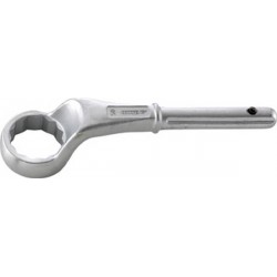 Clé polygonale à grande puissance, Cote s/plats : 70 mm, Long. 365 mm, Pour Ø de tube emboîtable 30 mm, Épais. : de l'anneau : 35,5 mm