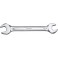 Clé plate double, poli, Cote s/plats : 12 x 13 mm, Long. 171 mm