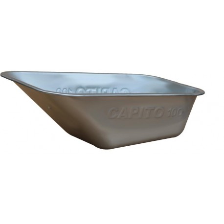 Auge 100l pour Eurocar 100 galvanisé, gelocht, 1,0mm