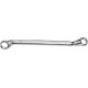 Clé polygonale double coudée, DIN 838, poli, Cote s/plats : 6 x 7 mm, Long. 182 mm