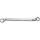 Clé polygonale double coudée, DIN 838, poli, Cote s/plats : 14 x 15 mm, Long. 227 mm