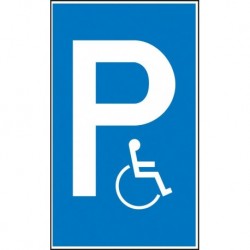 Panneau place de parking (Polystyrol)