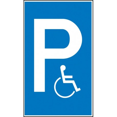 Panneau place de parking (Polystyrol)
