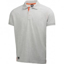 T shirt polo Oxford,  Taille  2XL, gris-melliert