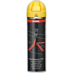 Spray de marquage jaune 500ml E-COLL (Par 12)