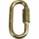 Mousqueton à visser zingué jaune  6,0mm (Par 100)