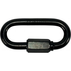 Mousqueton à visser zingué noir 10,0mm (Par 25)