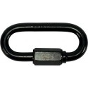 Mousqueton à visser zingué noir 4,0mm (Par 100)
