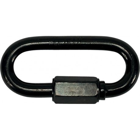 Mousqueton à visser zingué noir 6,0mm (Par 100)