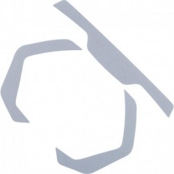 Kit de bande réfléchissante Kit Basic pour  Cross Helme