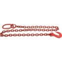 Elingue chaine(Sortiment) verg.Acier rouge 8x2000mm
