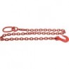 Elingue chaine(Sortiment) verg.Acier rouge 8x2000mm