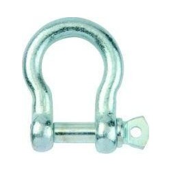 Manilles, droites, zingué 12,0mm-1/2" (Par 25)