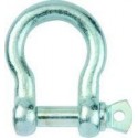 Manilles, droites, zingué 12,0mm-1/2" (Par 25)