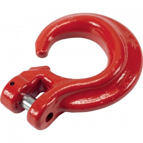 Crochet DIN EN1677-2verg.Acier rouge 8mm5/16