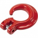 Crochet DIN EN1677-2verg.Acier rouge 8mm5/16