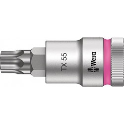 Douilles 1/2"T55x 60mm fonction maintien  Wera