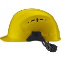 Casque de chantier CrossElectric avec molette, jaune