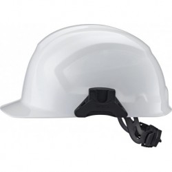 Casque de chantier CrossElectric avec molette, Blanc
