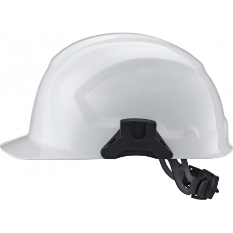Casque de chantier CrossElectric avec molette, Blanc