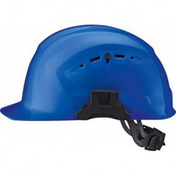 Casque de chantier CrossGuard avec molette, bleu