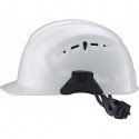 Casque de chantier CrossGuard avec molette, Blanc