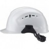 Casque de chantier CrossGuard avec molette, Blanc