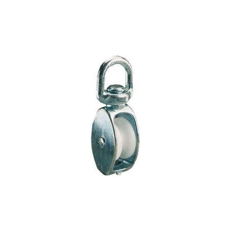 Poulie zingué pour corde Ø b. 8,0mm