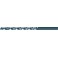 Foret hélicoïdal avec queue cylindrique longue, en acier à coupe rapide à 5 % de cobalt, type GT, DIN 340, profil rectifié, surface à chanfreins nitrurés